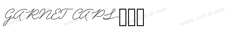 GARNET CAPS字体转换